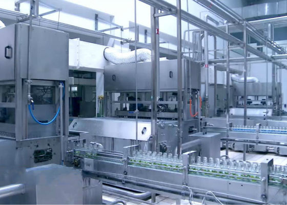 Κίνα Γαλακτοκομική γραμμή παραγωγής μπουκαλιών γυαλιού, μακριά ζωή υπηρεσιών εξοπλισμού εγκαταστάσεων παραγωγής γάλακτος προμηθευτής