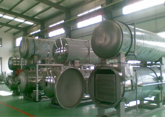 Κίνα Βιομηχανικός τροφίμων σωληνώσεων κυκλοφορίας νερού χυτρών πιέσεως μηχανών αποστειρωτή ανταπαντήσεων που εφαρμόζεται προμηθευτής