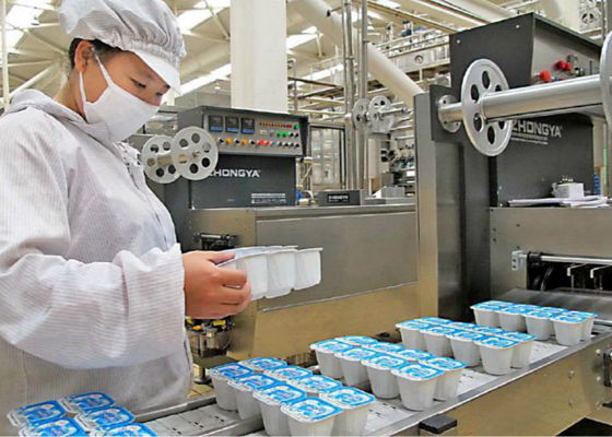 Κίνα Πλαστική γαλακτοκομική γραμμή παραγωγής φλυτζανιών, βακτηρίδια γαλακτικού οξέος εξοπλισμού γραμμών παραγωγής γιαουρτιού προμηθευτής
