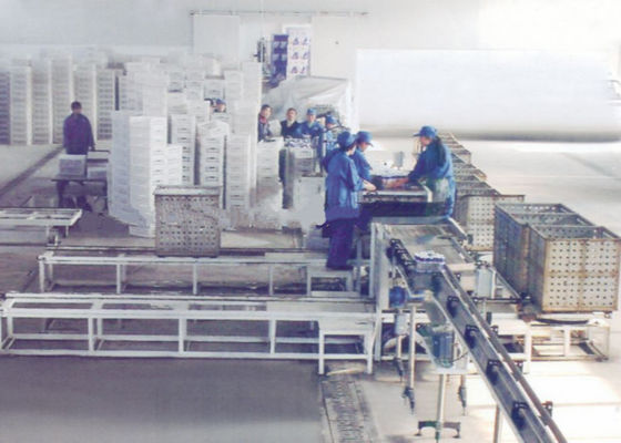 Κίνα Καλάθι που ξεφορτώνει την αυτοματοποιημένη γραμμή μηχανών συσκευασίας για τα μπουκάλια/τα δοχεία/τα φλυτζάνια προμηθευτής